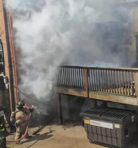 Monroe fire 3, Gail Myers Jr. photo