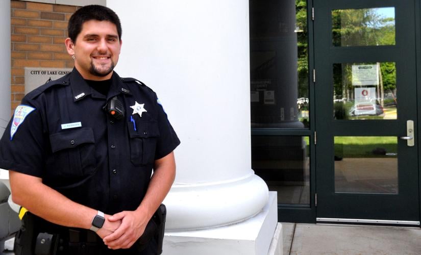 Officer John Rebhorn recently joined the Lake Geneva Police Department and is looking forward