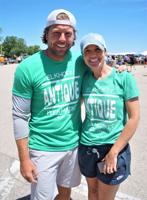 Lake Geneva residents Nick and Amy Nottestad, owners of the Elkhorn Antique Flea Market