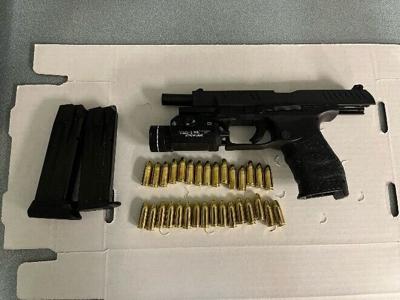 Gun detected at Milwaukee airport, TSA photo