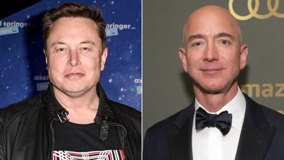 Elon Musk and Jeff Bezos