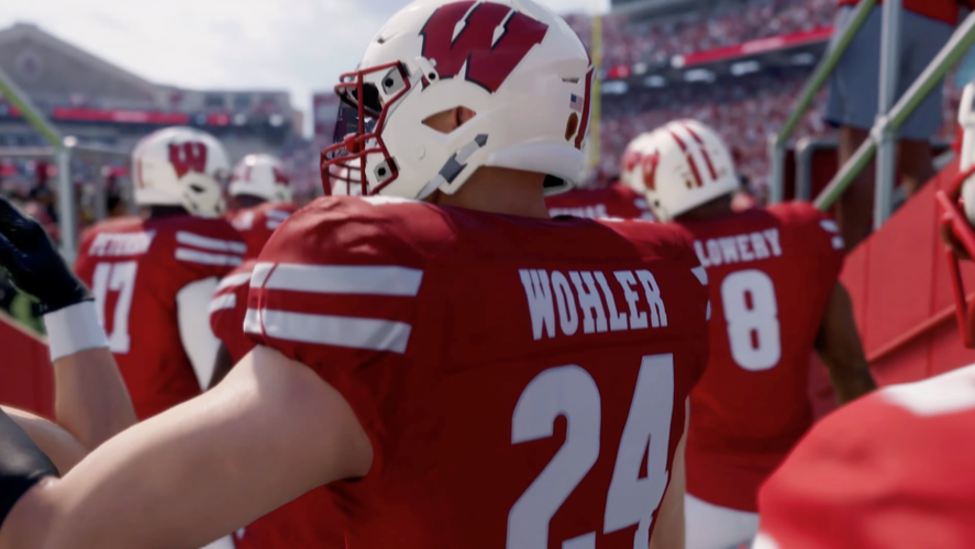 Hunter Wohler in EA Sports College Football trailer