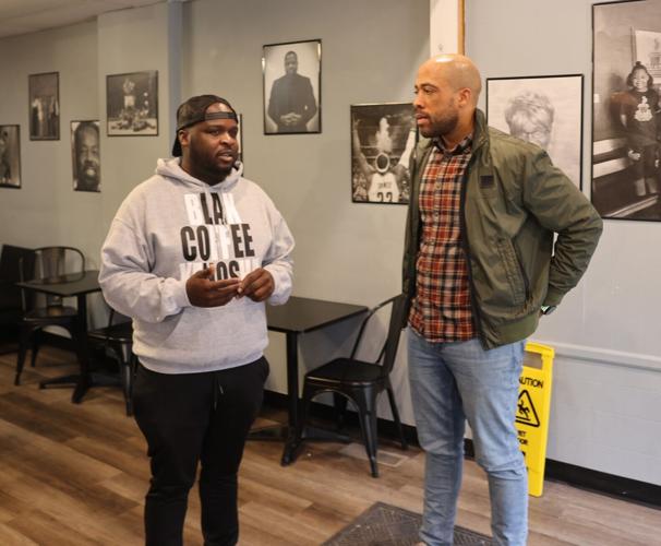 Mandela Barnes visits Kenosha