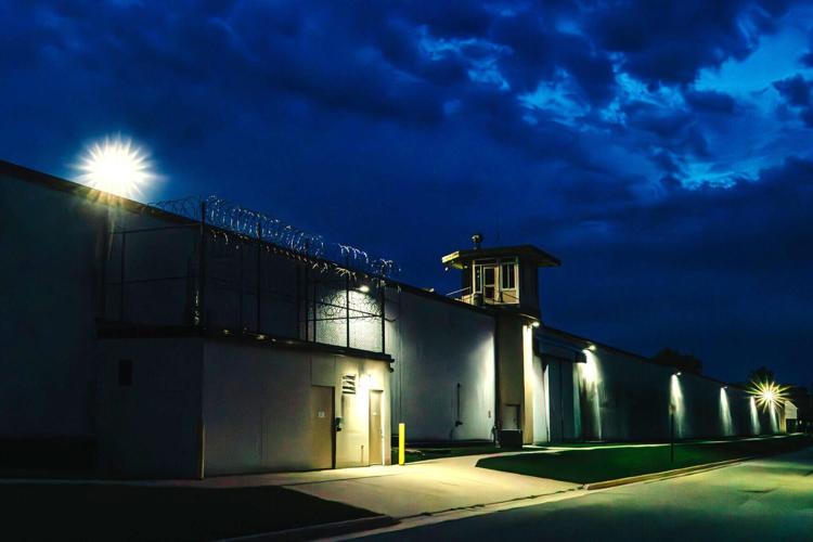 Waupun exterior at night