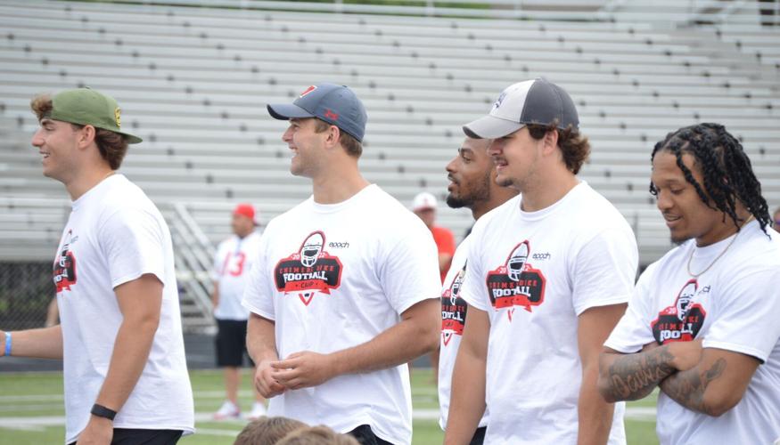 UW players at Dike's camp