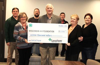 GreenStone Farm Credit Services donates $15,000 to the Wisconsin 4-H Foundation