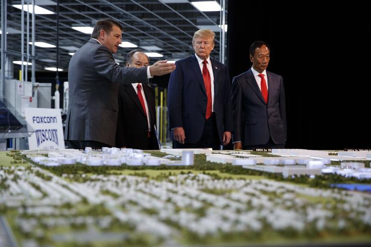 Trump visits Foxconn