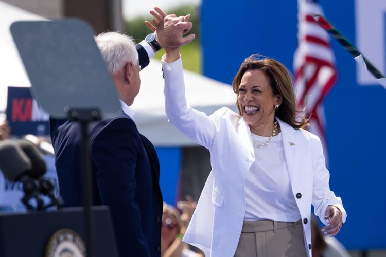 Kamala Harris and Tim Walz rally in Eau Claire