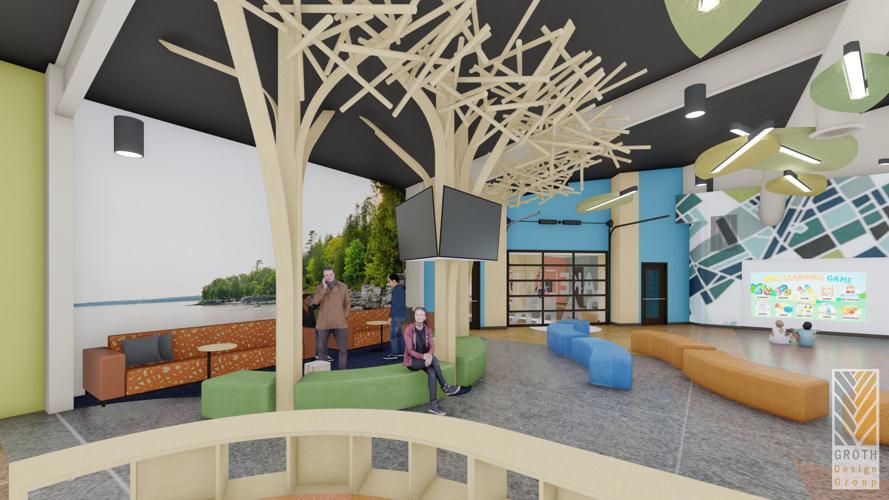 Lakeland Park - Groth Design Group conceptual image of Lakeland Park indoor recreation area