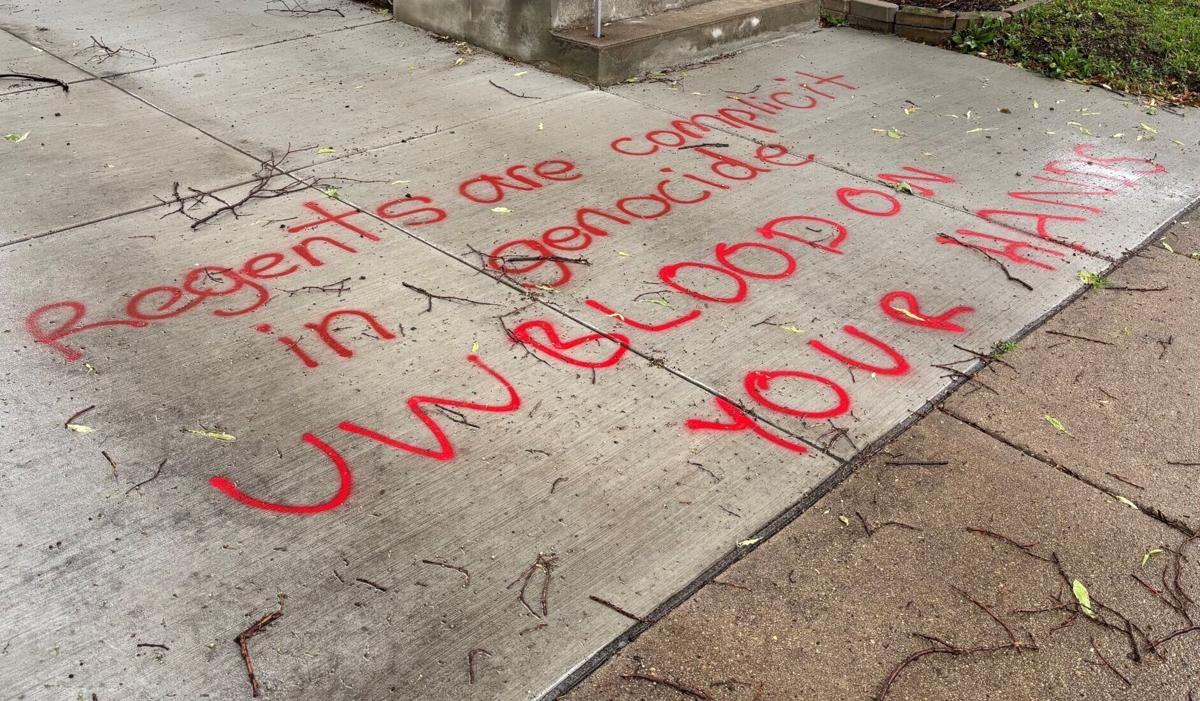 Regents vandalism