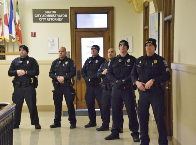 Racine police protest, Jan. 19
