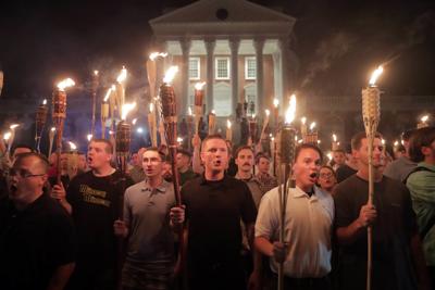 Torch march at UVa