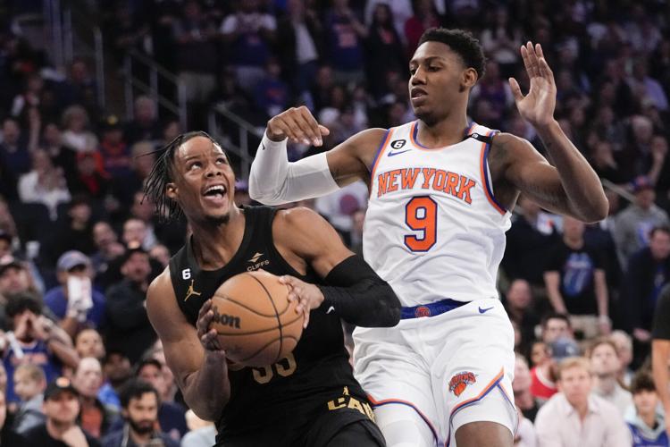 Cavaliers Knicks Basketball
