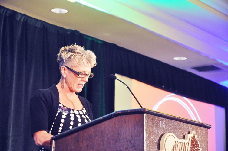 Tammie Carstensen, chairperson for the Lake Geneva Tourism announced Bridget Leech