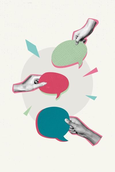 Word bubbles