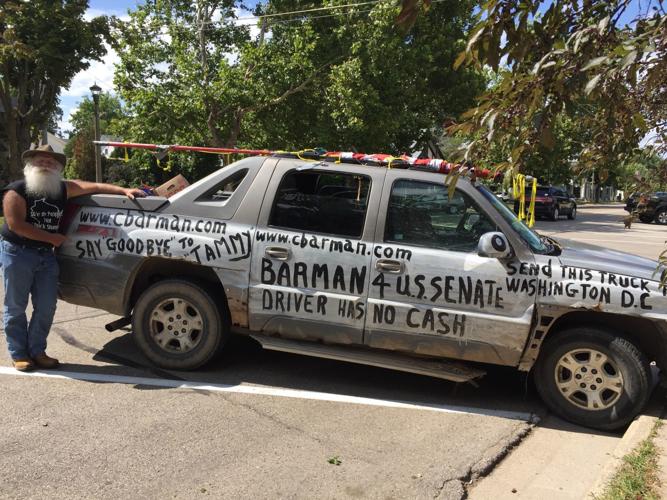 Charles Barman with Truck