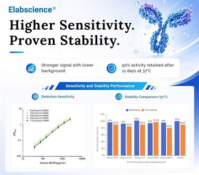 Elabscience® Launches Self-Developed PolyHRP-Streptavidin Conjugate for Low-Abundance Biomarker Detection in ELISA