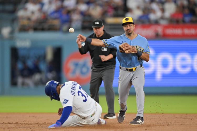 BASEBALL-MLB-LAD-MIL/
