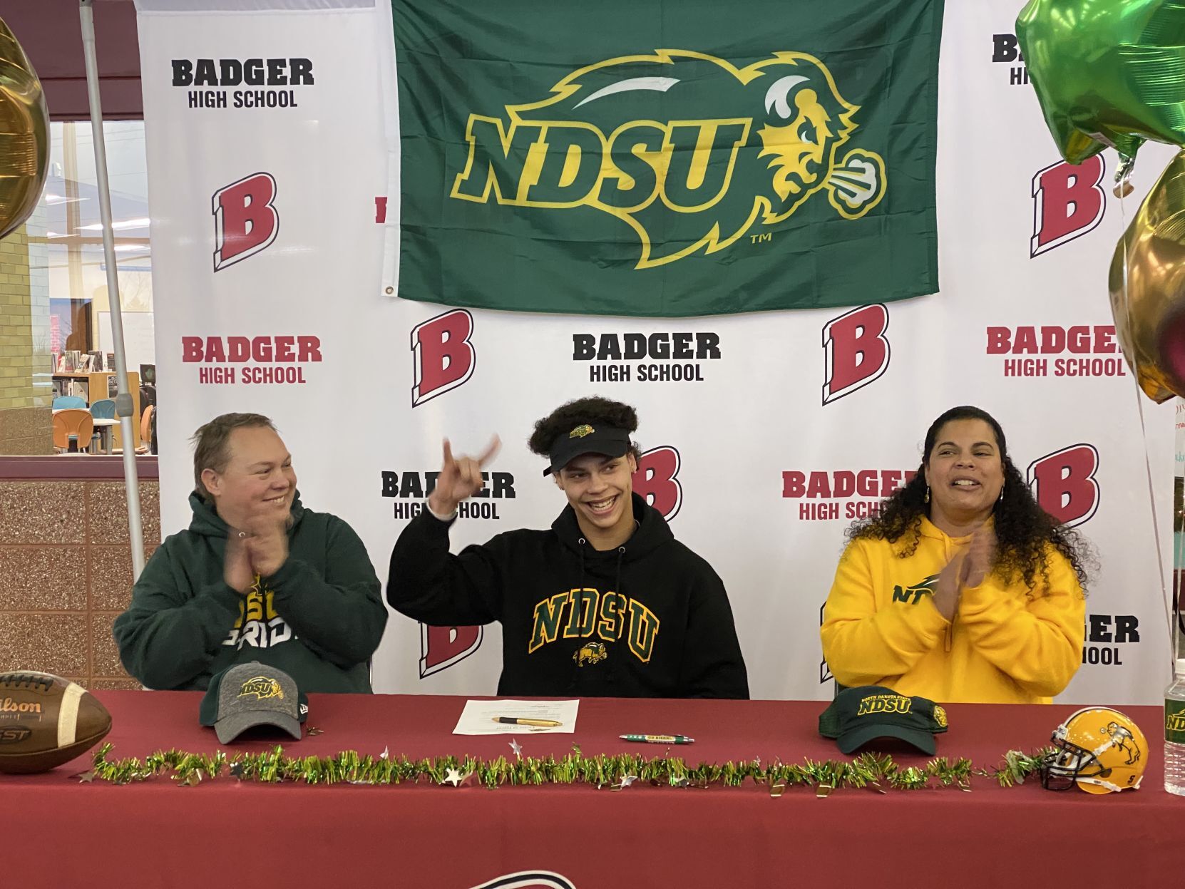 Lake Geneva's Kegan Huber signs with NDSU football