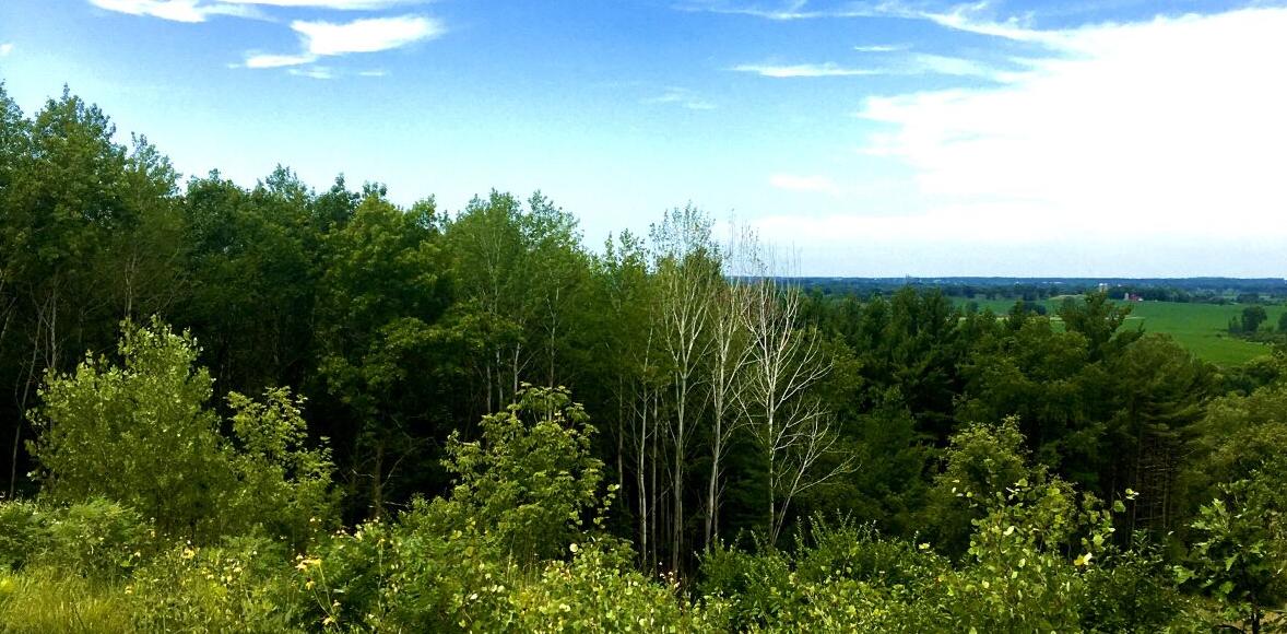 Ice Age National Scenic Trail overlook view