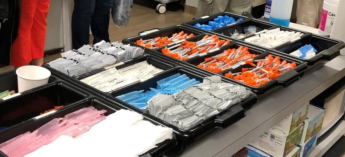 Syringes, supplies