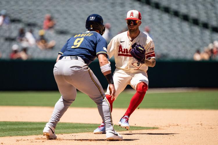 BASEBALL-MLB-LAA-MIL/