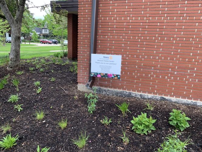 Rotary Club of Lake Geneva's butterfly garden has been established near the Lake Geneva Public Library