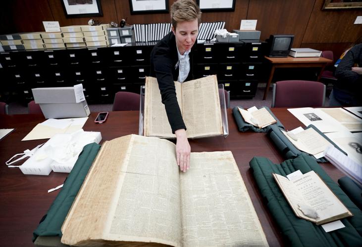 Alexander Hamilton documents on display at Overture Center