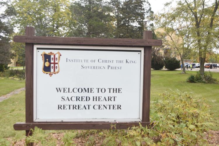 New sign welcomes visitors to the Sacred Heart Retreat Center in Burlington
