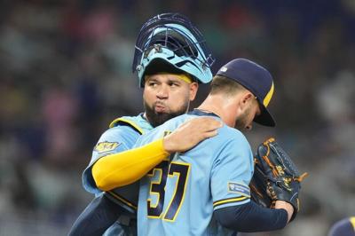 Brewers Marlins Baseball