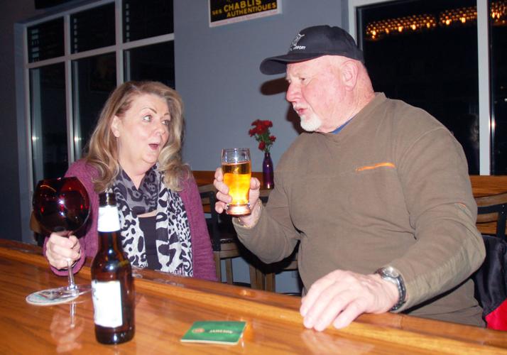 Patricia Matelli and Bill Rolett at Fontana tavern