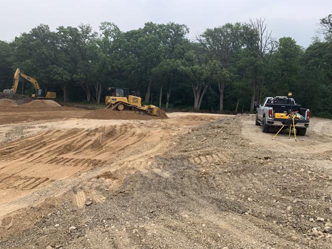 Dirt is being moved for the beginning of the Plas-tech Engineering expansion project