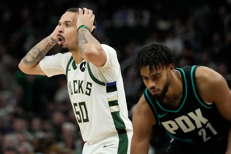 Trail Blazers Bucks Basketball