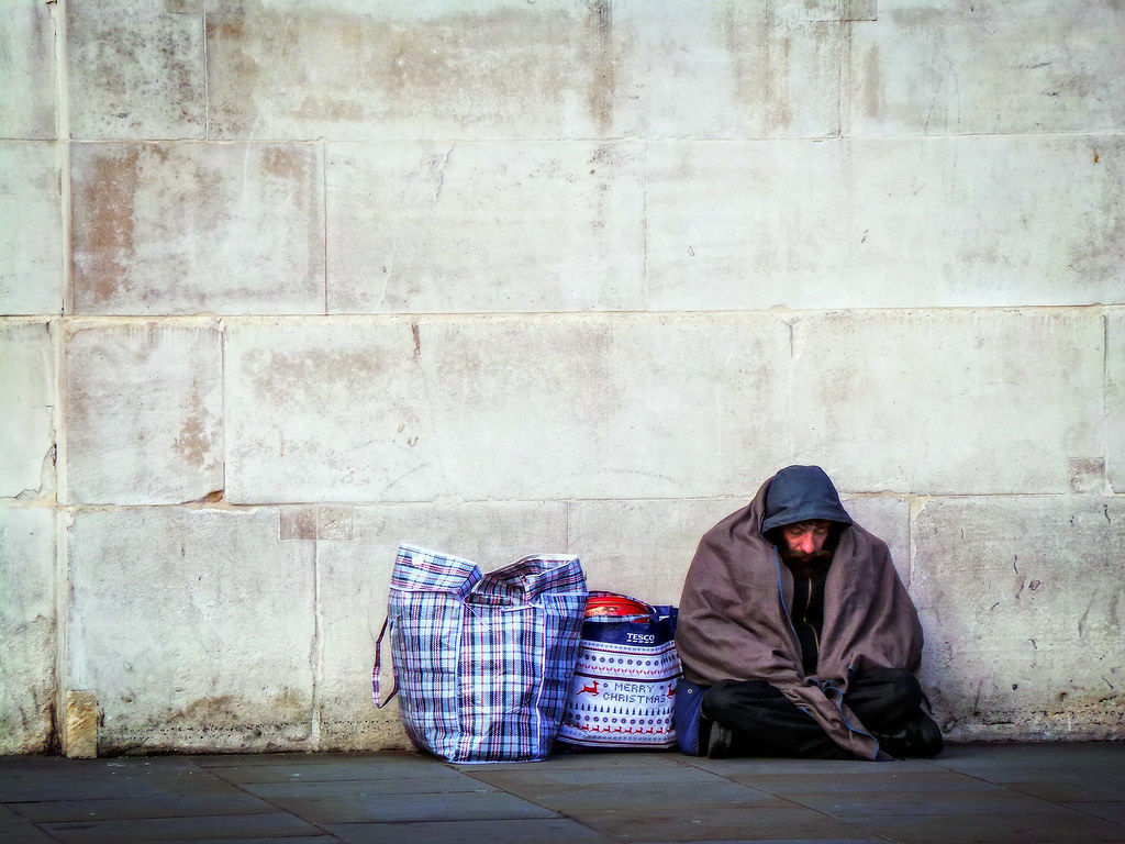 Generic free stock image of homelessness