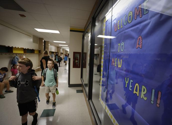 FIRST DAY OF SCHOOL AT BOSE ELEMENTARY