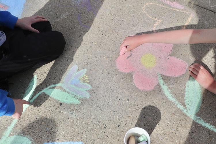 Mount Horeb Middle School art gathering