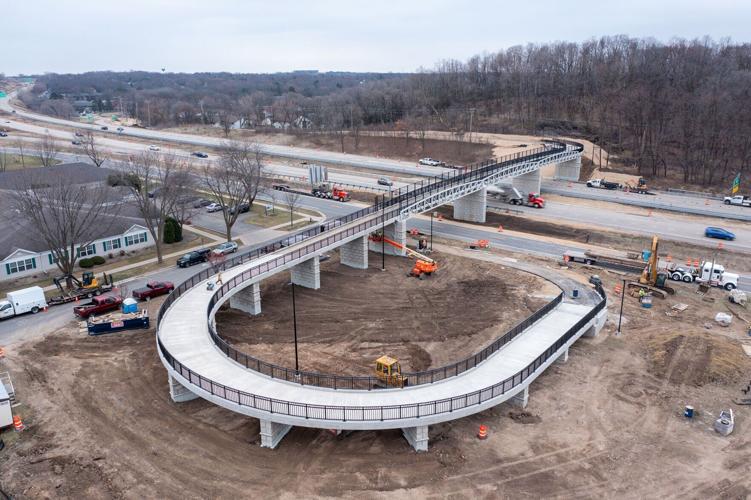 Autumn Ridge Path bridge
