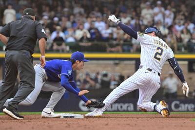 BASEBALL-MLB-MIL-LAD/