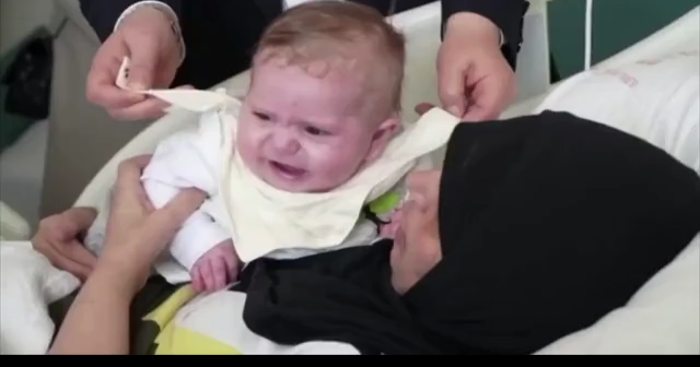 Baby rescued from rubble reunited with mother nearly two months after Turkey quake