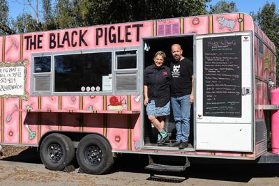 Black Piglet and Duskie