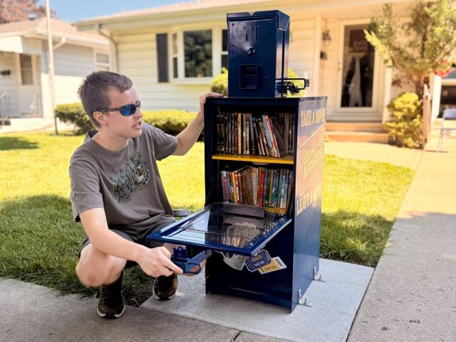 Youth sets up free movie exchange in Kenosha