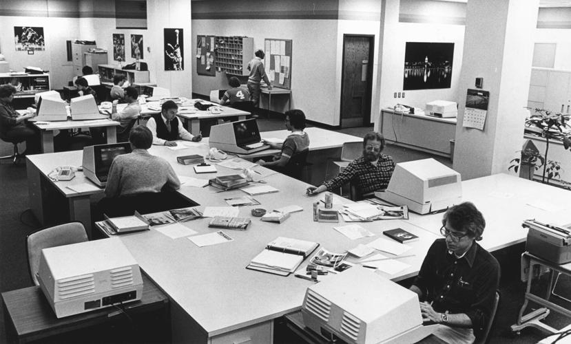 1981: State Journal copy desk (copy)