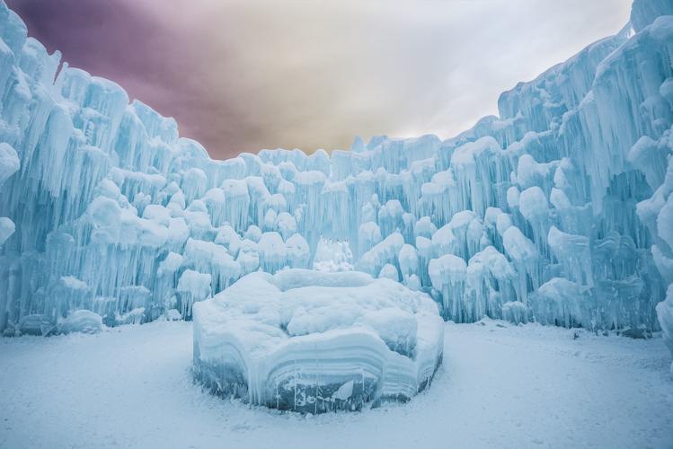 Ice castle structure in Lincoln, New Hampshire have been a sight to behold during the past several years
