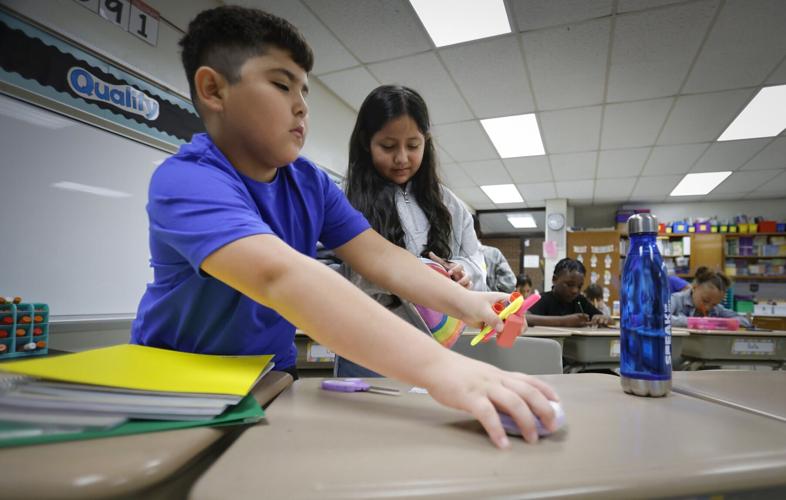 FIRST DAY OF SCHOOL AT BOSE ELEMENTARY