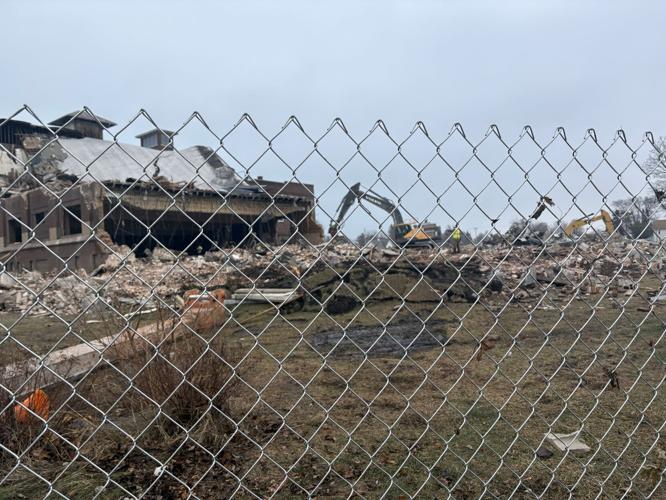 Former Washington Middle School demolition