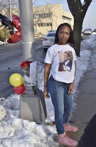 Racine police protest, Jan. 19