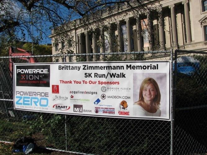 Brittany Zimmermann memorial run/walk banner