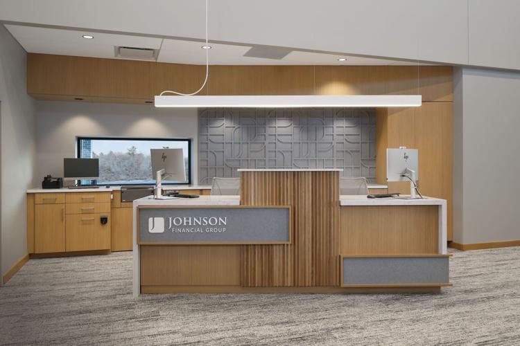 Interior desk rendering