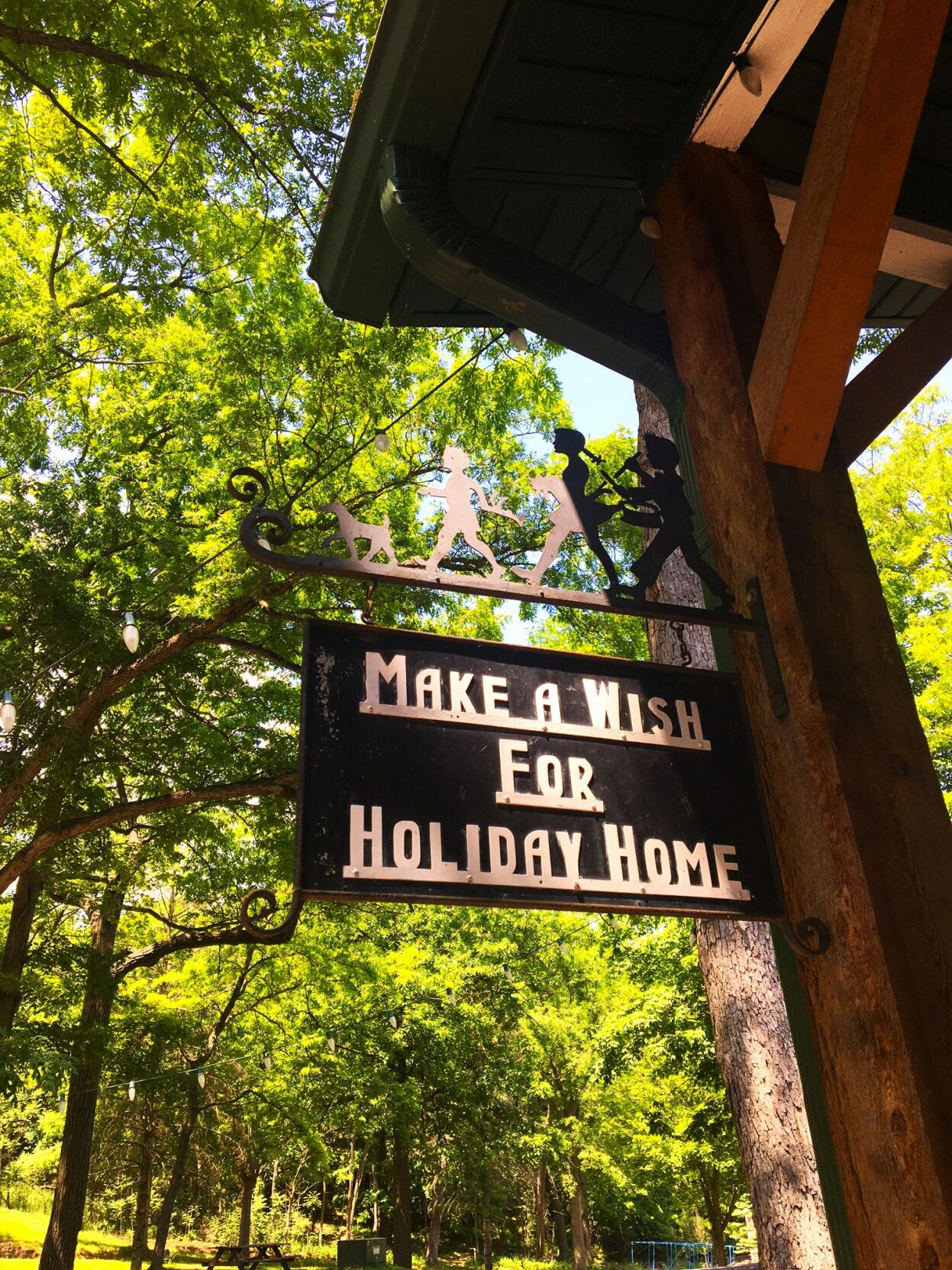 Sign at Holiday Home Camp, Williams Bay