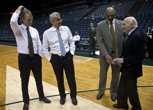 Milwaukee Bucks new owners Marc Lasry, Wesley Edens and Herb Kohl AP file photo